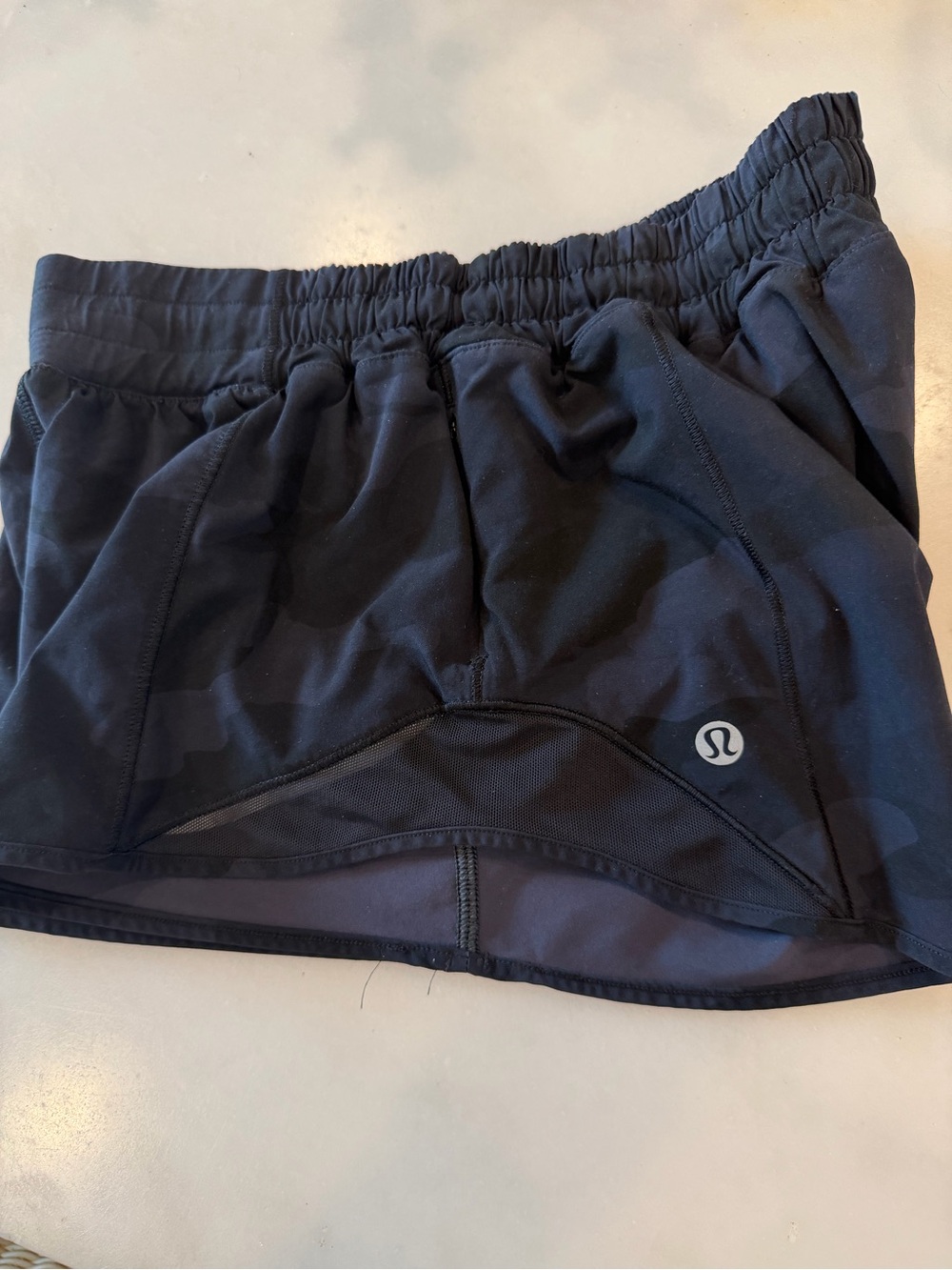 lululemon athletica Black/Camo  Athletic Shirts with Inner Liner